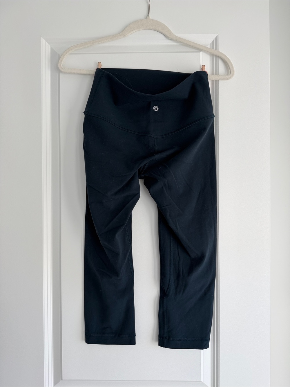Lululemon Blue High-Waisted Capri Leggings